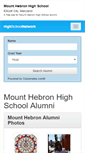 Mobile Screenshot of mounthebronhighschool.org