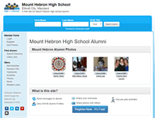 Tablet Screenshot of mounthebronhighschool.org